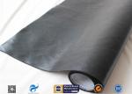 Bright Black Silicone Coated Fiberglass Cloth 0.5mm Electrical Insulation Cover