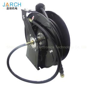 China 15m Fuel Hose Pipe Reel Retractable Hose Reel Steel Material High Pressure 10-35Mpa Water Hose Reel factory