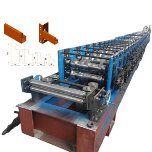 Storage Racking System 1.0mm-2.0mm Laser Welding Step Beam Roll Forming Machine