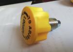 Yellow Caps Gym Equipment Parts / Weight Pop Pin For Strength Equipment