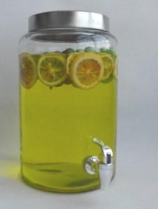 China glass juice / beverage dispensers factory