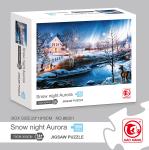 High quality oil painting custom different design 1000 pieces jigsaw puzzle