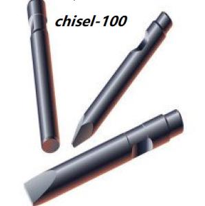 China Demolishing 100mm Rock Excavator Breaker Chisel ISO9001 Certificated factory