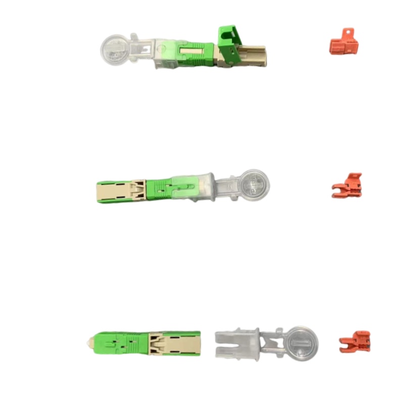 APC/UPC Duplex Simplex Fast Connector for Waterproof Drop Cable Fiber Optic Equipment