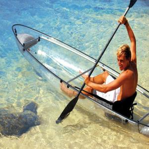 China 2 Personas U Boat See Through Kayak Durable Double Layer Hull Optional Color factory