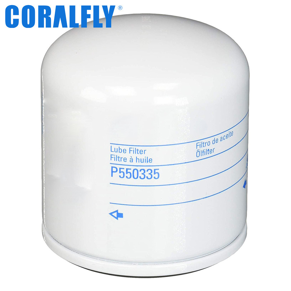 Truck P550335 For CORALFLY Oil Filter 76mm Outer Diameter