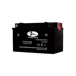 China Factory Price YTX7A Lead Acid Dry Battery 12V7ah lightest motorcycle battery factory