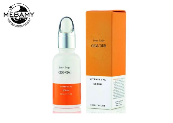 Organic Vitamin Face Serum Pure C + E with Hyaluronic Acid Anti - Aging