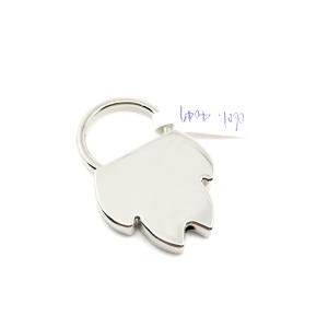 China High-Performance Metal Keychain Holder with Durable Siliver Finish factory