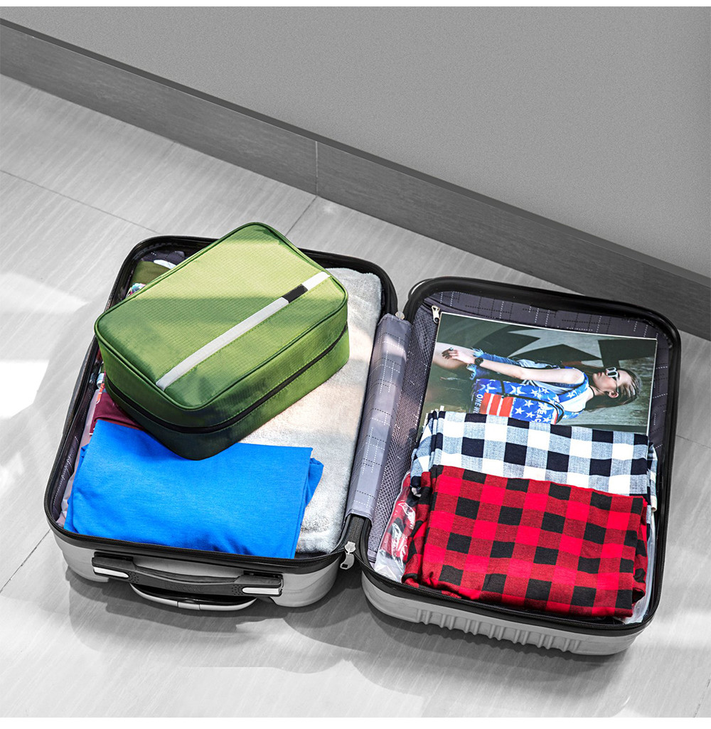 Water Resistant Nylon Cosmetic Makeup Bag For Travel