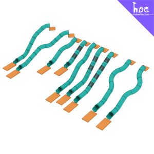 HDPE Fiberglass Playground Slide for Kids 3-12 Years