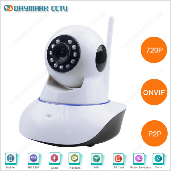 China WIFI smartlink alarm notification p2p camera ip wireless factory