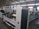 Corrugated Carton Box Stitching Machine / Automatic Folder Gluer Counting