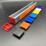 Custom Color Size 41x41 41x62 41x21 Rubber PVC Unistrut End Caps