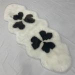 PELT Sheepskin Floor Mats Faux Fur Mink Rug Cushions