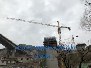 China 50m Height Topkit Tower Crane 6 ton 1.6*3m Split Type L46 Mast Section In Dubai factory