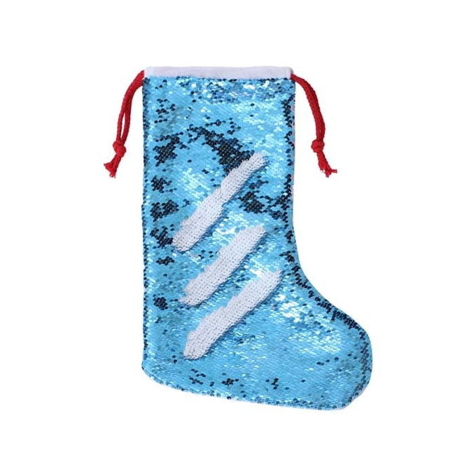 OEM Sequin Sublimation Christmas Stocking Blanks Sublimation Christmas Decorations