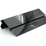 Flexible PVC Ceiling Panel Wide Profile Black