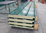 75mm Building Materials Fireproof Rock Wool Sandwich Panel