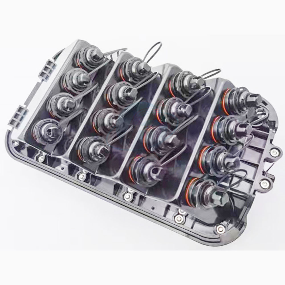 16 Port Waterproof FTTX Field Fiber Optic Cable Junction Box Enclosure