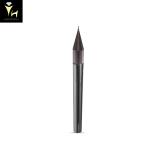 2 Flutes AlTiN Coating Carbide Milling Tools For CNC Machine