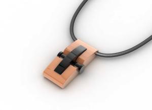 China Tagor Jewelry Top Quality Trendy Classic 316L Stainless Steel Necklace Pendant ADP127 factory