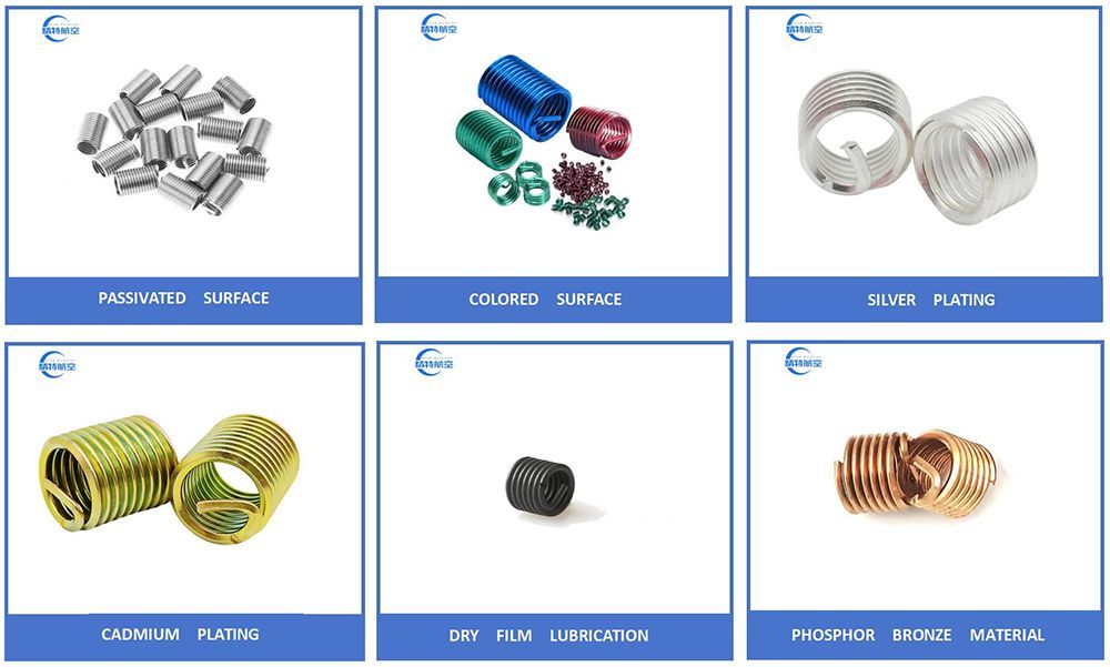 Keensert Key Locking Thread Insert Stainless Steel 304 for Aerospace Applications