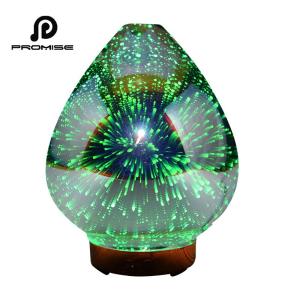 China 200ml 3D Glass Ultrasonic Aromatherapy Diffuser factory