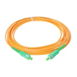 China ELETECK APC-SC APC-SM Fiber Optic Jumper Cable 3mm Extension Patch Cord factory