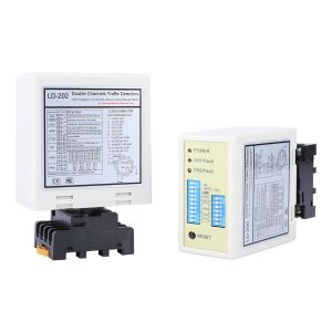 Low Voltage 12-24 VADC Dual Channel Loop Detector For Gate Access Automatic Gate