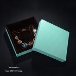 Custom Packaging Cardboard Jewelry Boxes For Necklaces Shoulder Type With Velvet
