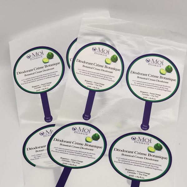 Lollipop Custom Juice Bottle Labels Waterproof BOPP Beverage Bottle Seal