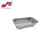 550ml Disposable Aluminum Foil Plates Rectangular Deep Loaf Pan
