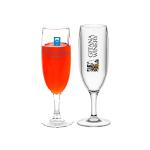 Premium Recyclable Plastic Champagne Glasses 180ml 6oz Unbreakable