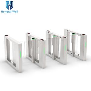 China SUS304 Automatic High Speed Glass Turnstile Doors Pedestrian Access Control 60HZ factory