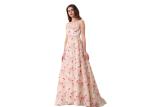 Pretty Special Occasion Muslim Evening Dress / O Neck Arabic Party Dress