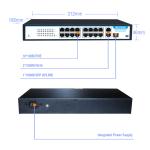 NVR IP Camera 16 Port Poe Switch 2*10/100/1000mbps UP-Link Port + 1*SFP