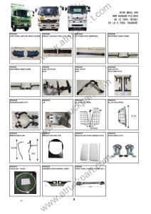 China HINO 500 Truck Spare Parts accesories body parts factory