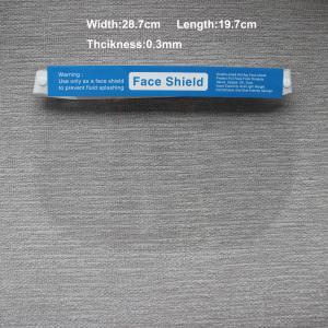 China Head Wearing Clear Plastic Face Shield Et Film Anti Fog Splash Protection factory