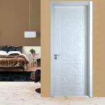 Customization Solid Wood Panel Door , WPC Flush Interior Patio Doors