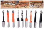 Spiral Flute Solid Carbide Through Hole Drill Bit 10mm