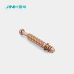 Carbon Steel 40mm Length Minifix Cam Bolt Furniture Connecting Fitting For RTA