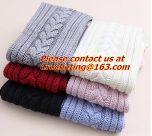 China Knit Grey Scarf,Custom acrylic knitted scarf, Knit Scarf, Fashion hand knitted wool shawl factory