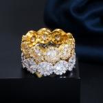 Fashion Inlaid Crystal CZ Ring For Women Hip Hop Animal CZ Stone Finger Rings