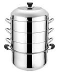 New Arrival Kitchen Industrial Steamer Pot Cookware Mutil Layer Stainless Steel