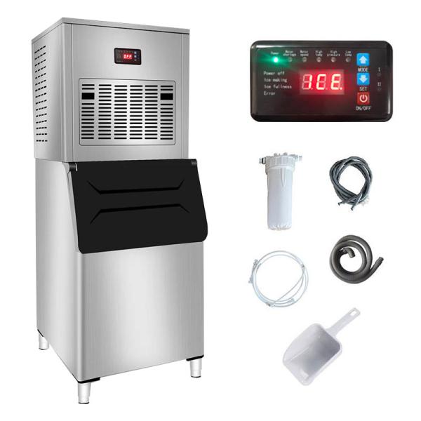 China 200KG 24h Snowflake Ice Block Machine Automatic Commercial Snow Ice Maker Machine for Household and Business Applications factory