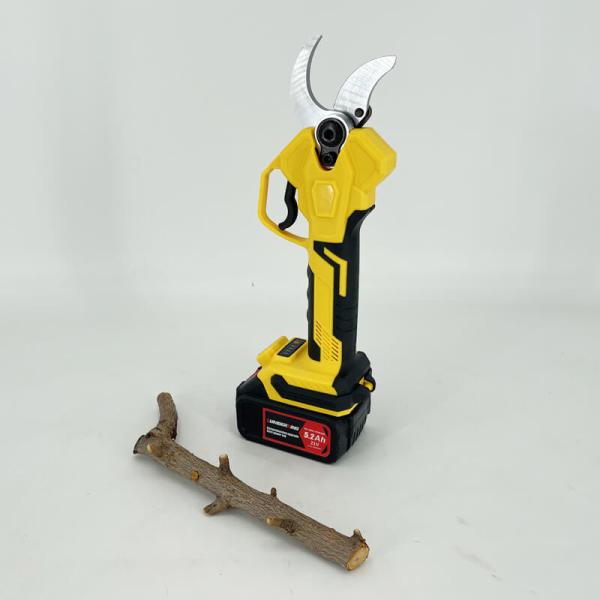 China 21V Cordless Electric Pruning Shears Brushless Electric Secateurs Electric Pruner Branch Cutter factory