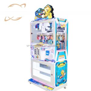 China Dreamland 2024 coin operated prize game machine claw crane clip vending machine lucky clip arcade game machine factory