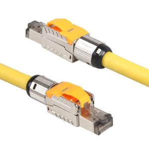 China Field Terminated Cat 7 STP Cable , RJ45 8P8C Network Modular Plug Cat 7 Patch Cable factory