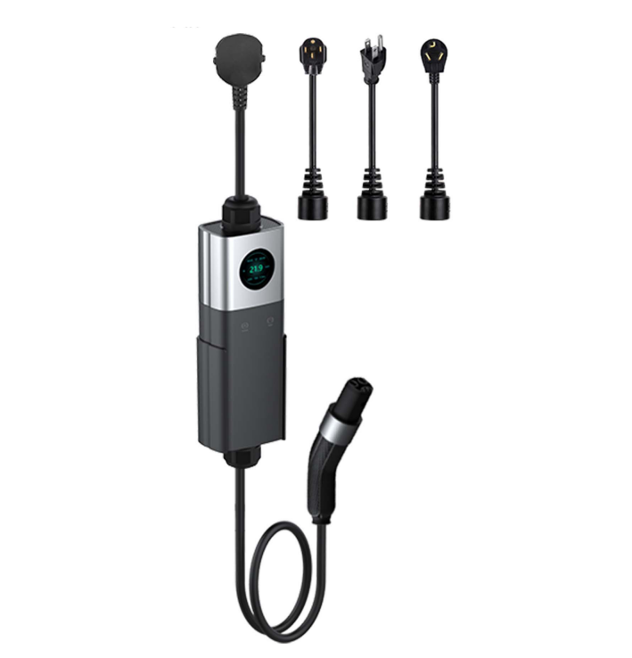 NACS 40A Tesla Portable EV Charger Level 2 Electric Car Mobile Charging Station